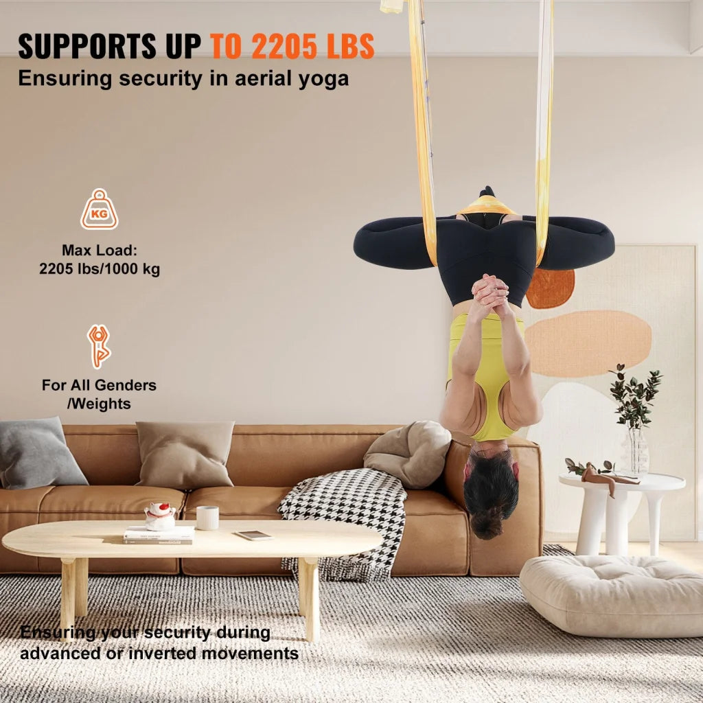 VEVOR Aerial Yoga Hammock & Swing 5 m Length Aerial Yoga