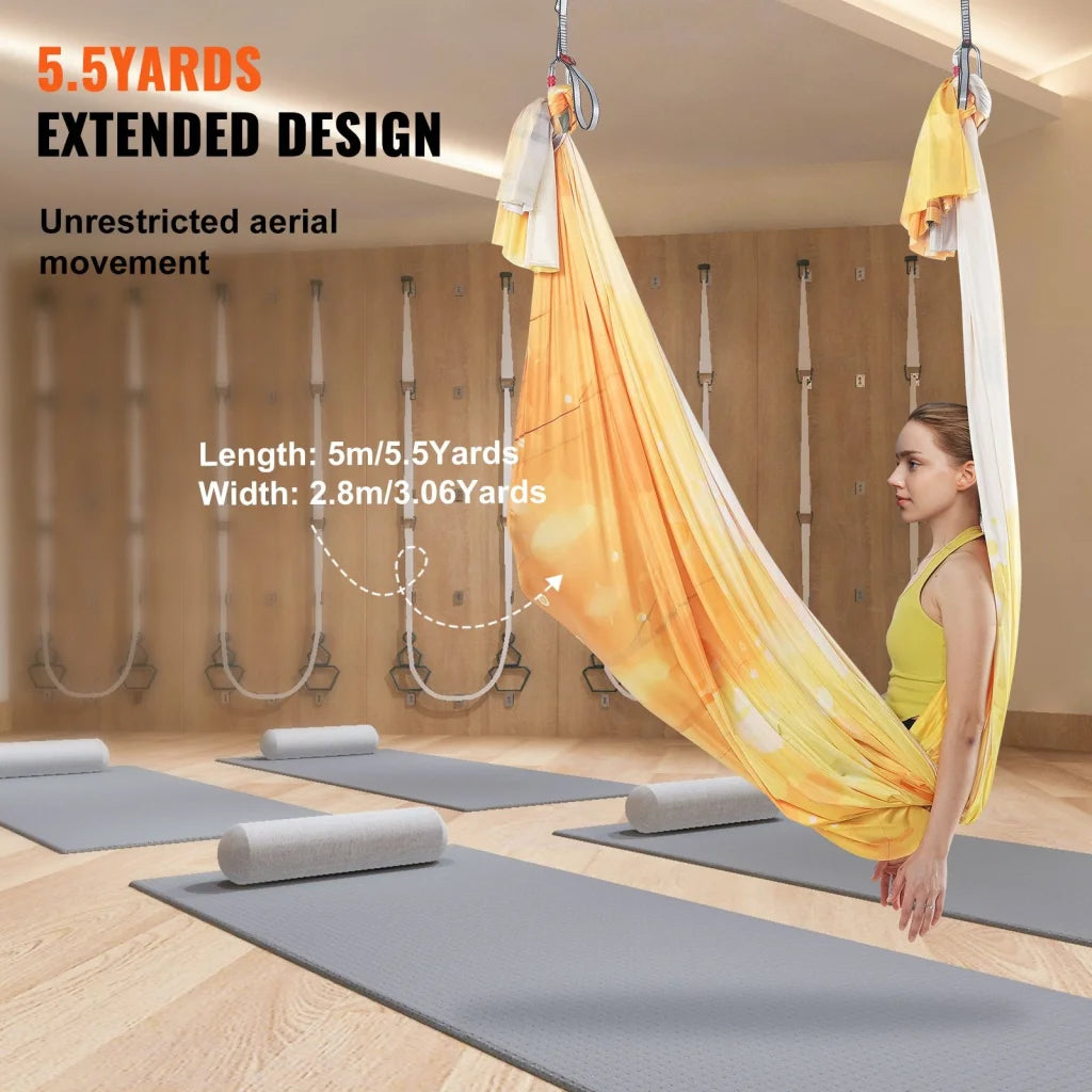 VEVOR Aerial Yoga Hammock & Swing 5 m Length Aerial Yoga