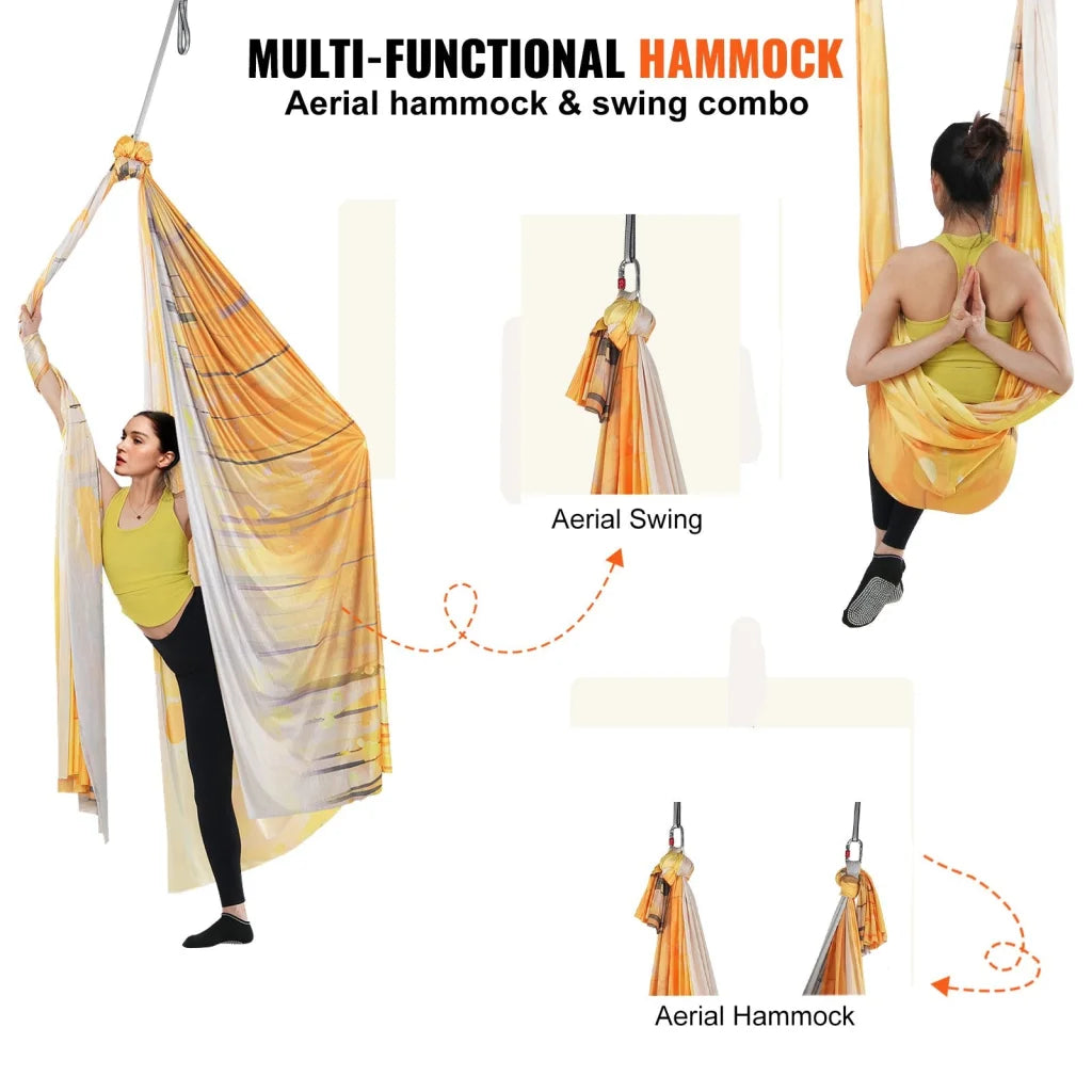 VEVOR Aerial Yoga Hammock & Swing 5 m Length Aerial Yoga
