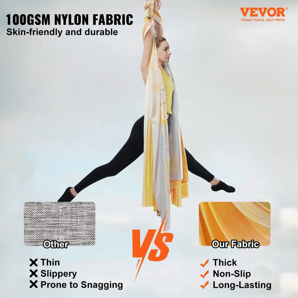 VEVOR Aerial Yoga Hammock & Swing 5 m Length Aerial Yoga