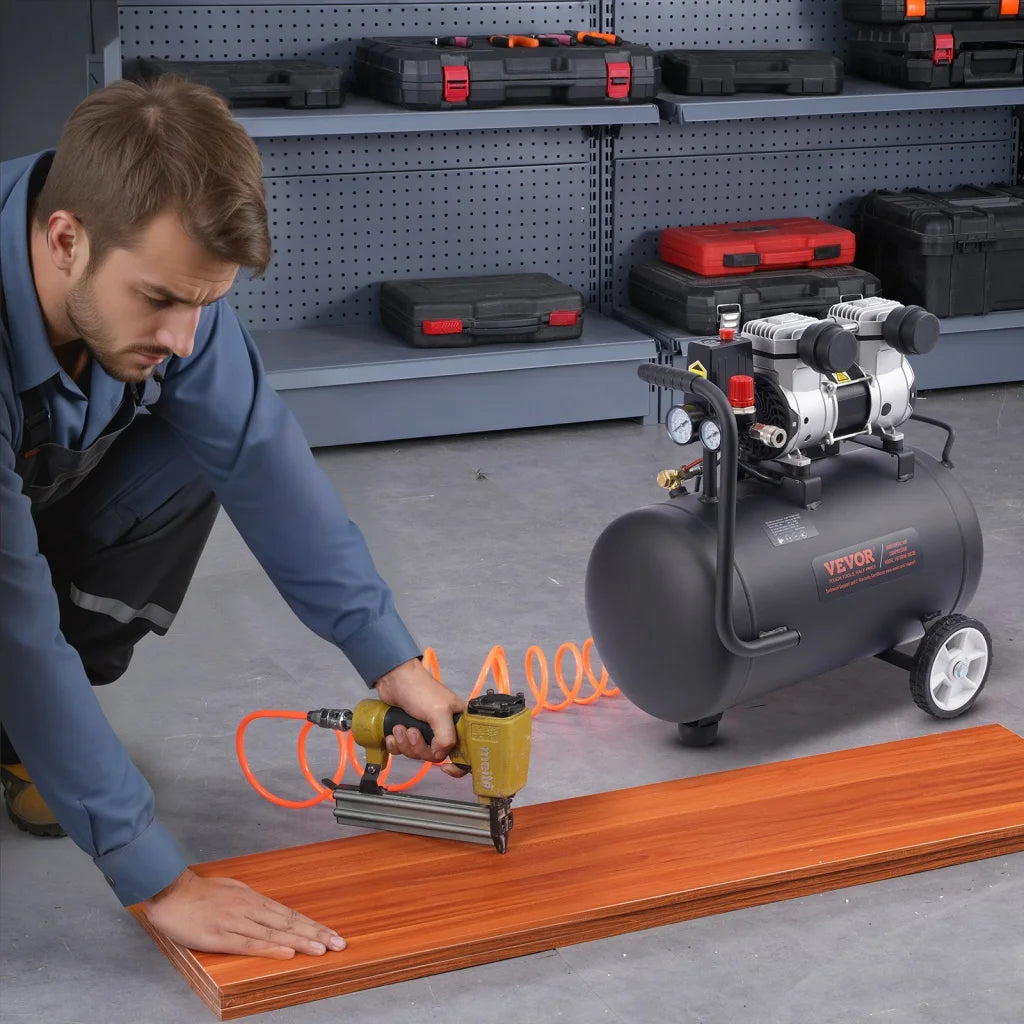 VEVOR Air Compressor Compact Portable Oil Free Compressor