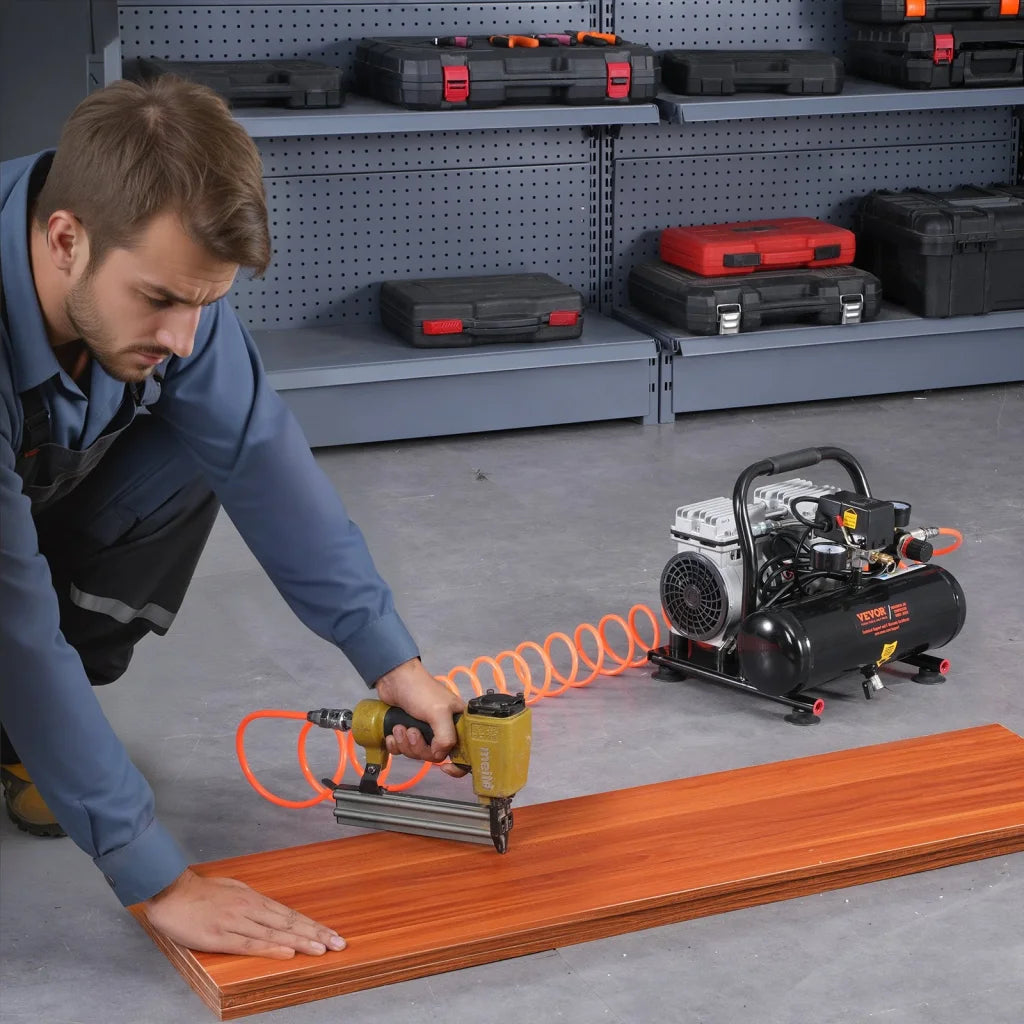 VEVOR Air Compressor Compact Portable Oil Free Compressor