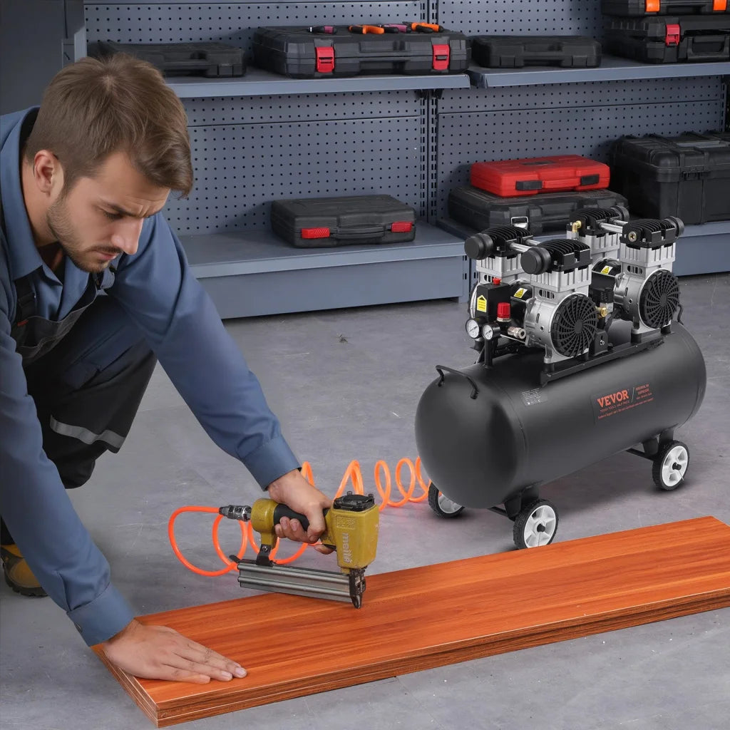 VEVOR Air Compressor Compact Portable Oil Free Compressor