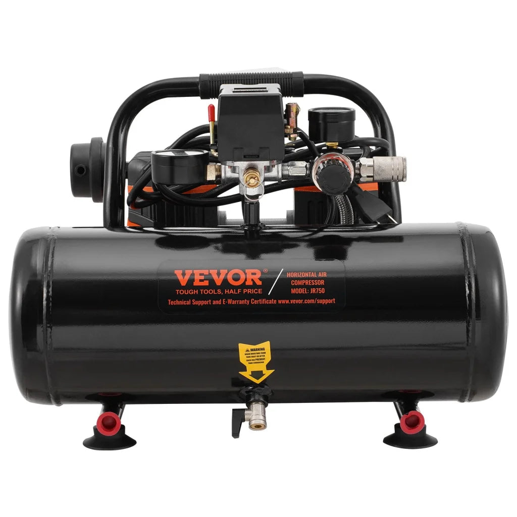 VEVOR Air Compressor Compact Portable Oil Free Compressor