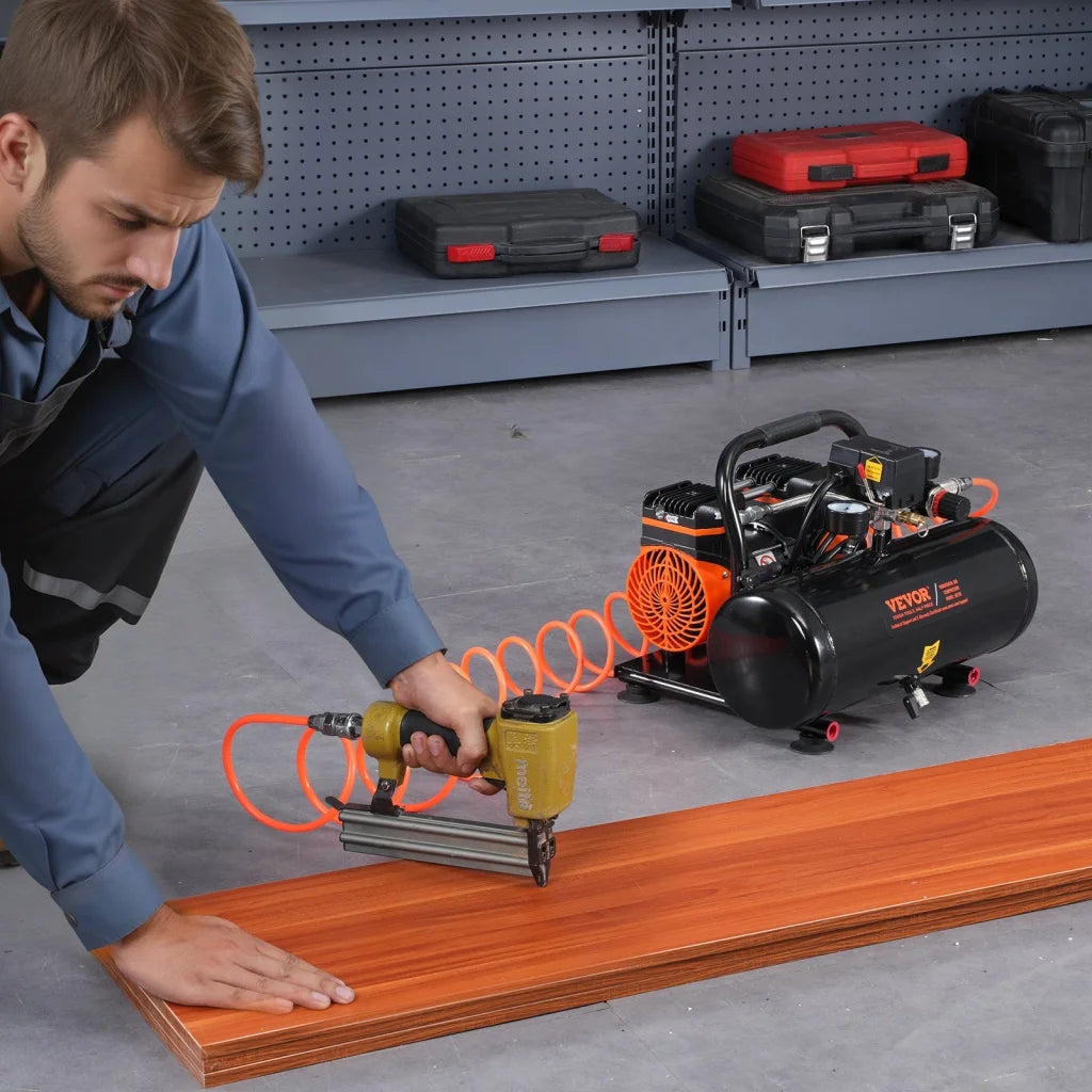 VEVOR Air Compressor Compact Portable Oil Free Compressor
