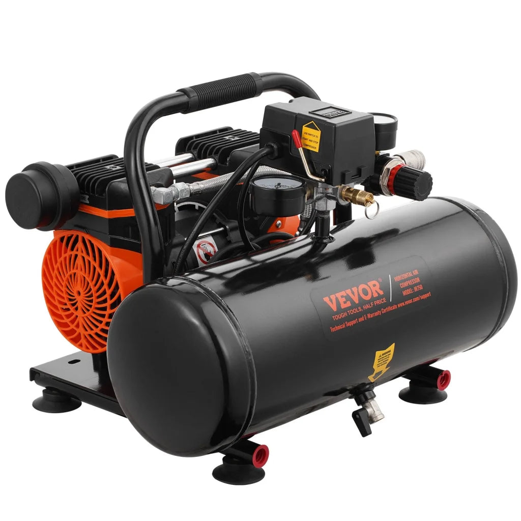 VEVOR Air Compressor Compact Portable Oil Free Compressor