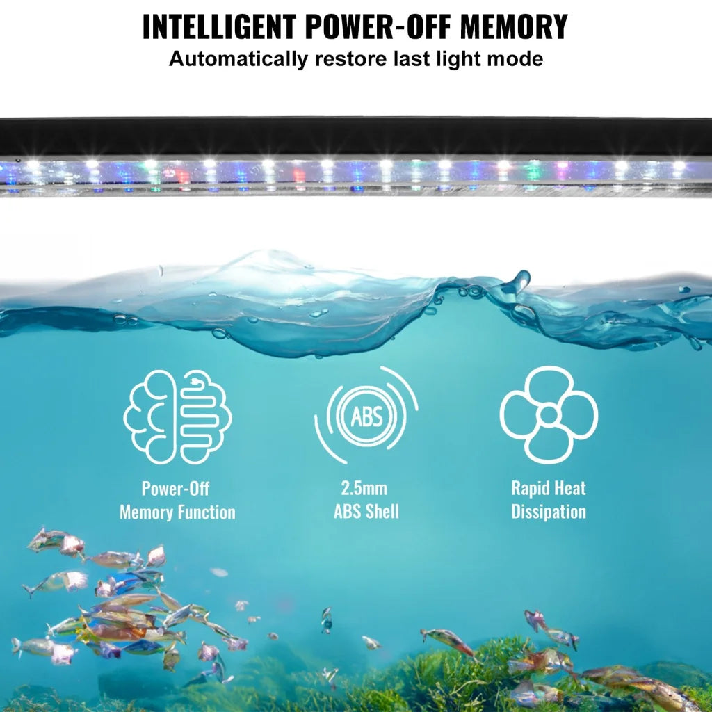 VEVOR Aquarium Light 26W Full Spectrum Aquarium LED Lights