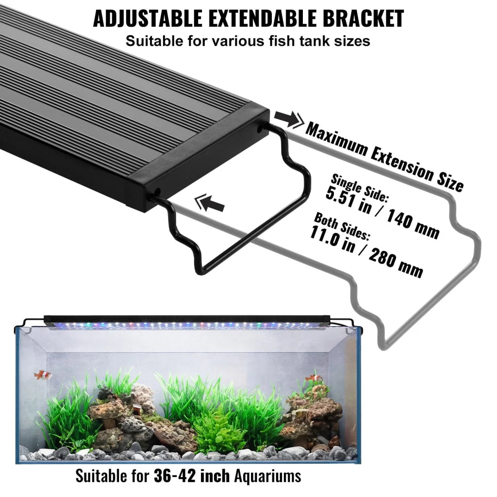 VEVOR Aquarium Light 26W Full Spectrum Aquarium LED Lights
