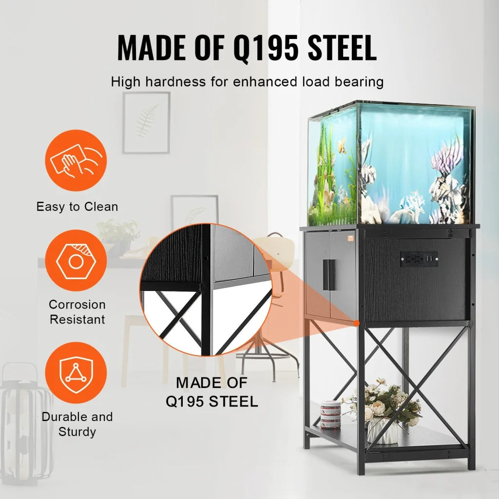 VEVOR Aquarium Stand 20 Gallon Fish Tank Stand 25.6 x 16.5