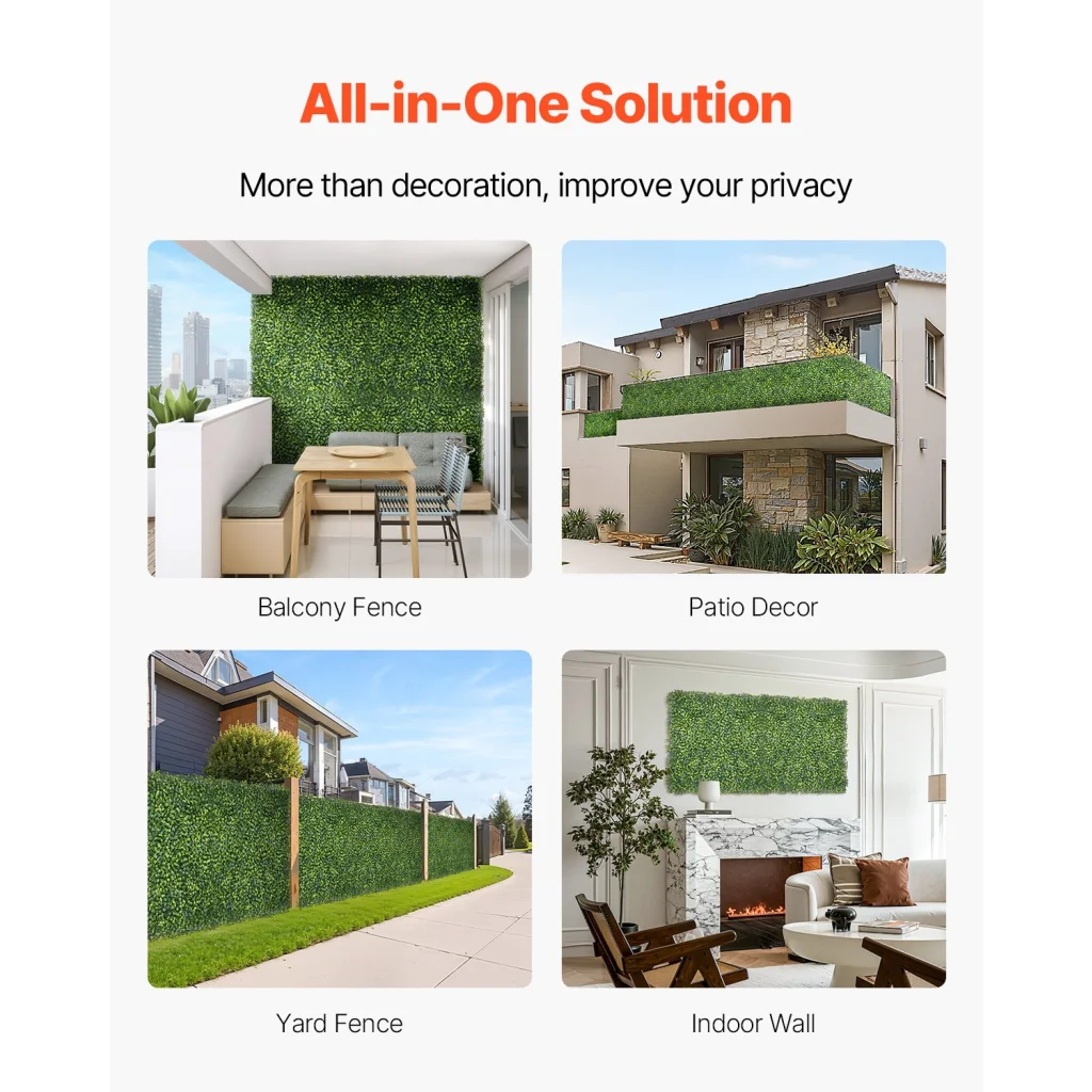 VEVOR Artificial Grass Wall Panels 40 x 120 inch Milan