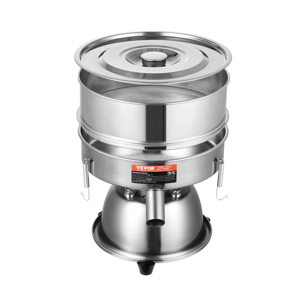 VEVOR Automatic Electric Vibrating Sieve Stainless Steel