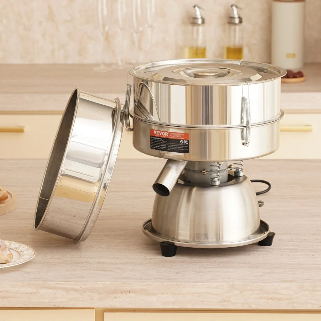 VEVOR Automatic Electric Vibrating Sieve Stainless Steel