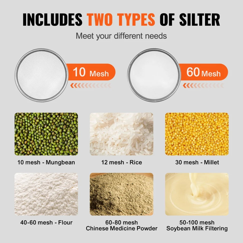 Automatic Electric Vibrating Sieve Stainless Steel Sifter Shaker Machine