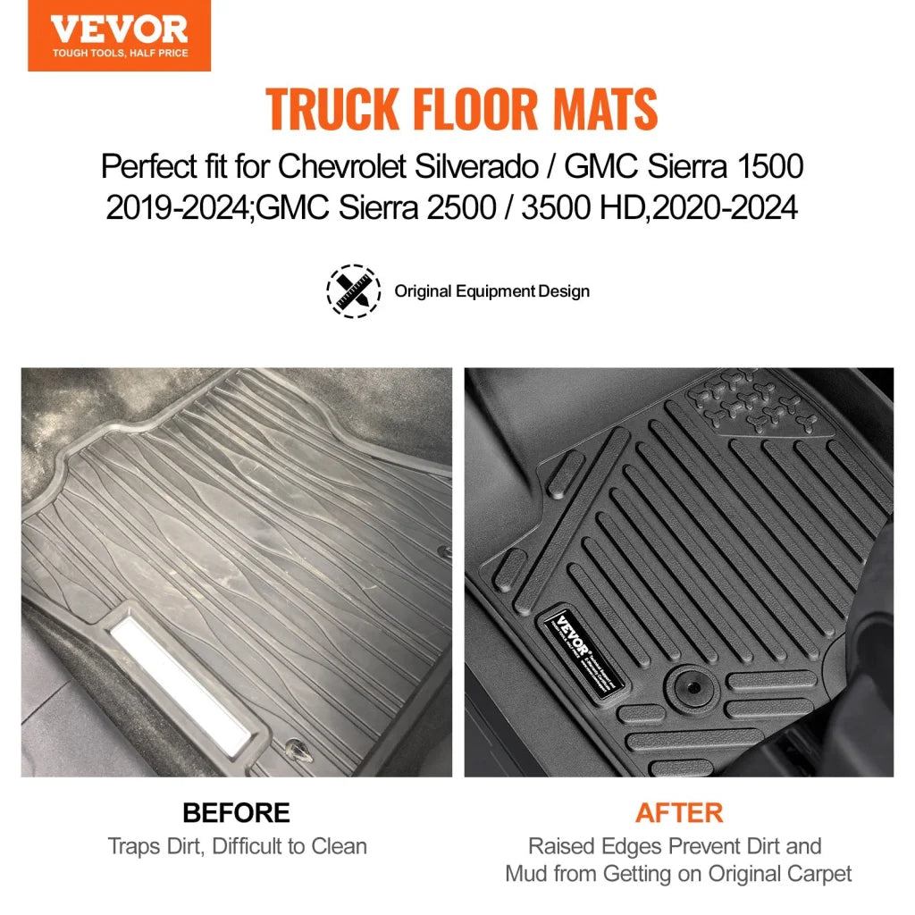 VEVOR Automotive Floor Mats Fits for Chevrolet