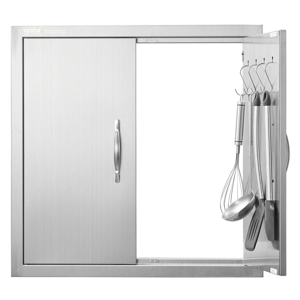 VEVOR BBQ Access Door 610x610 mm Double Outdoor Kitchen