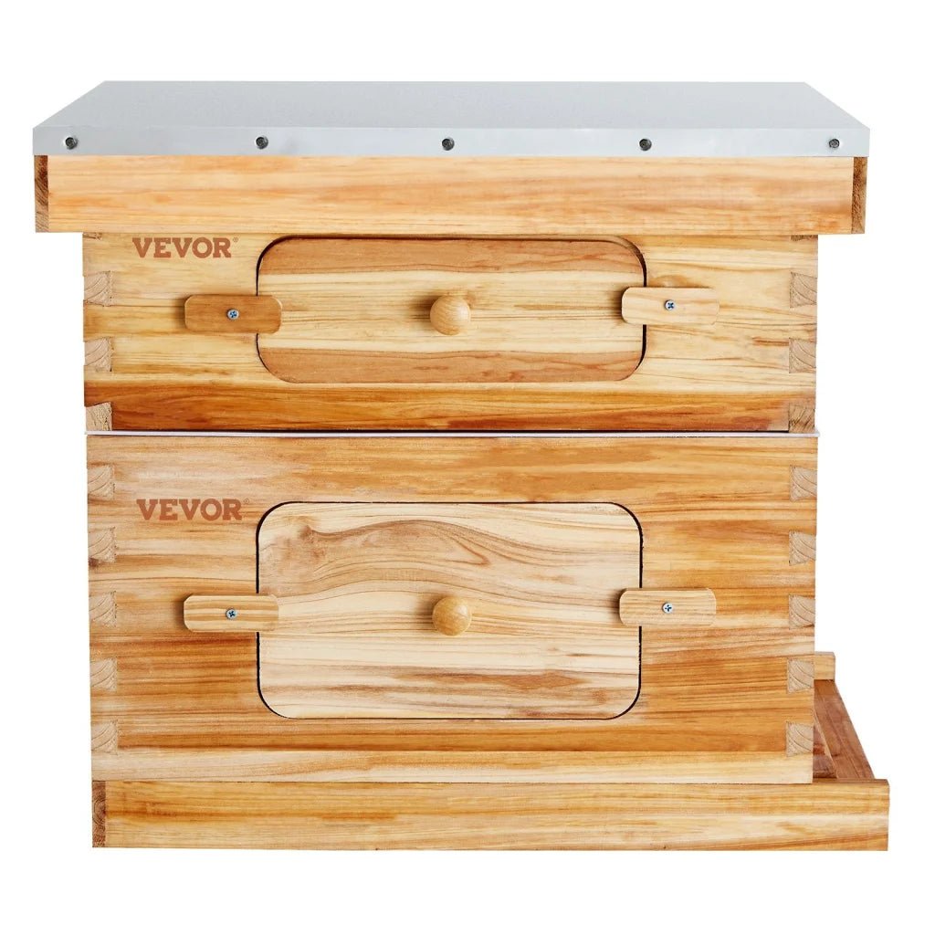 VEVOR Bee Hive 20 Frame Bee Hives Starter Kit Beeswax