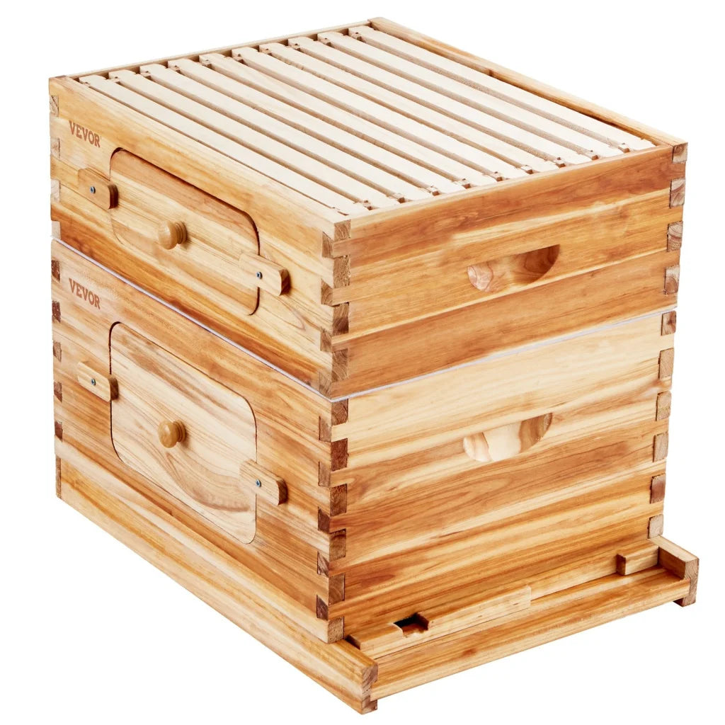 VEVOR Bee Hive 20 Frame Bee Hives Starter Kit Beeswax