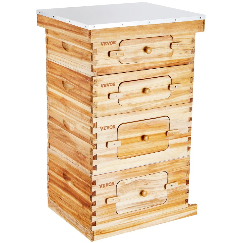 VEVOR Bee Hive 40 Frame Bee Hives Starter Kit Beeswax