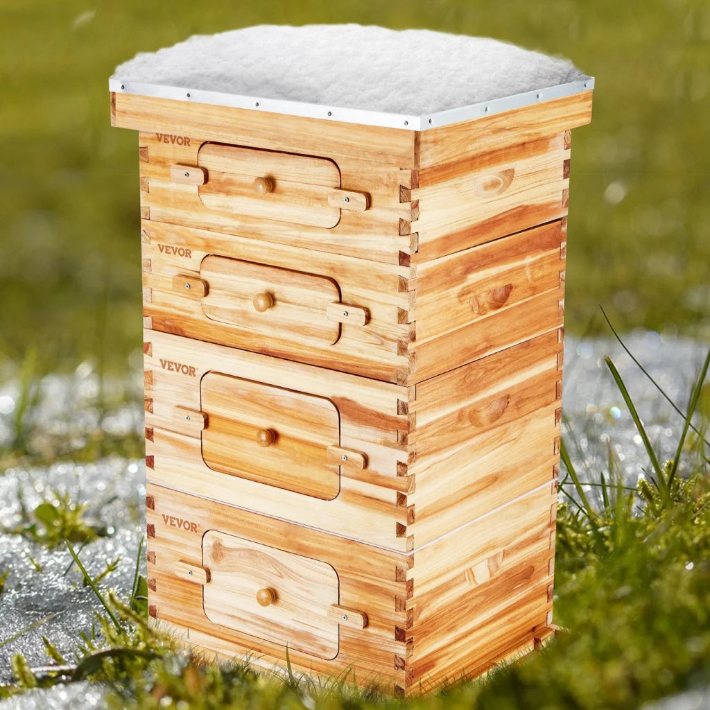 VEVOR Bee Hive 40 Frame Bee Hives Starter Kit Beeswax
