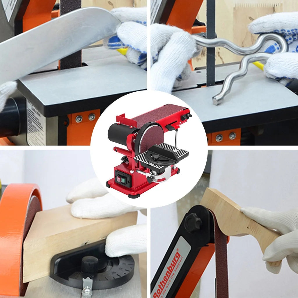 VEVOR Belt Sander 4’’ x 36’’ Disc Combo Sander 6’’,Electric
