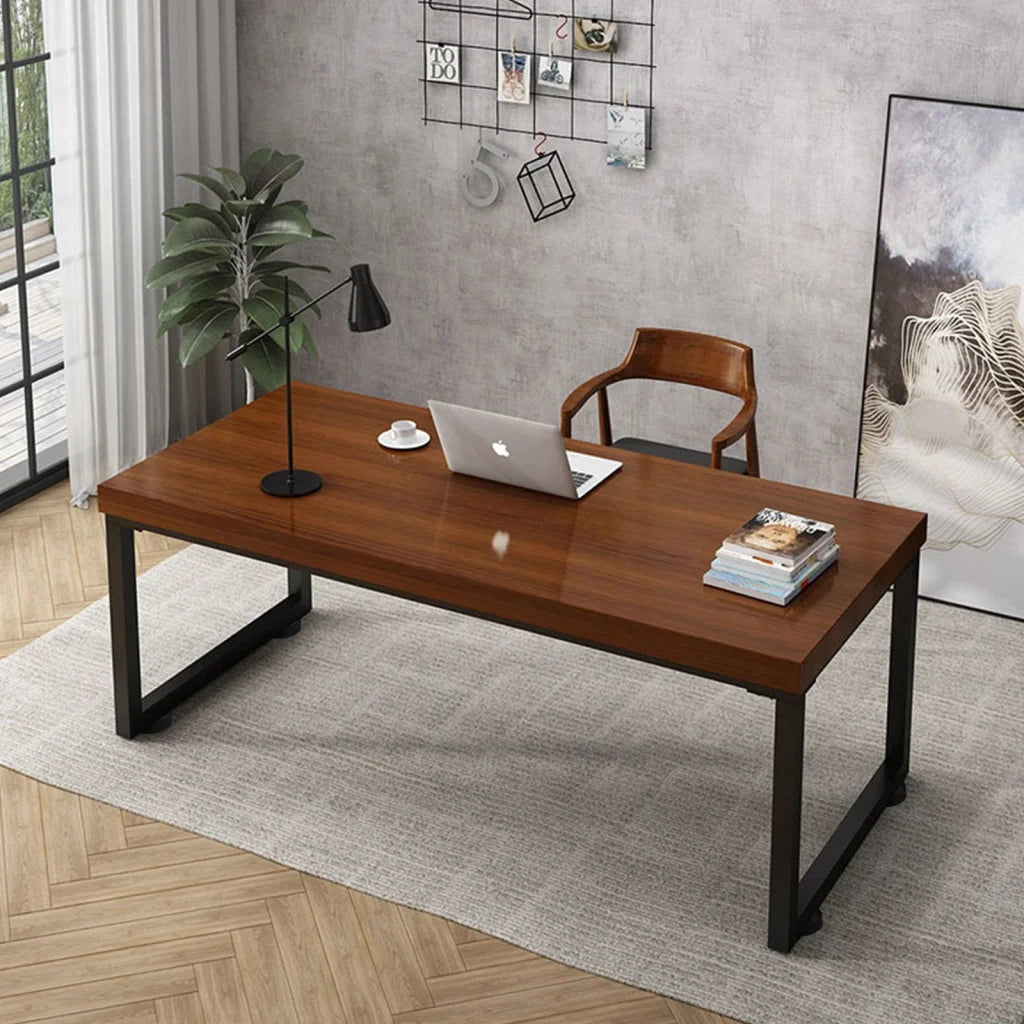 VEVOR Black Metal Table Legs Set of 2 Steel Table Legs