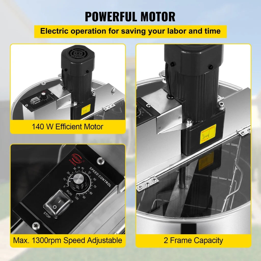 Vevor Brand New Large Two 2 Frame Stainless Steel Electric