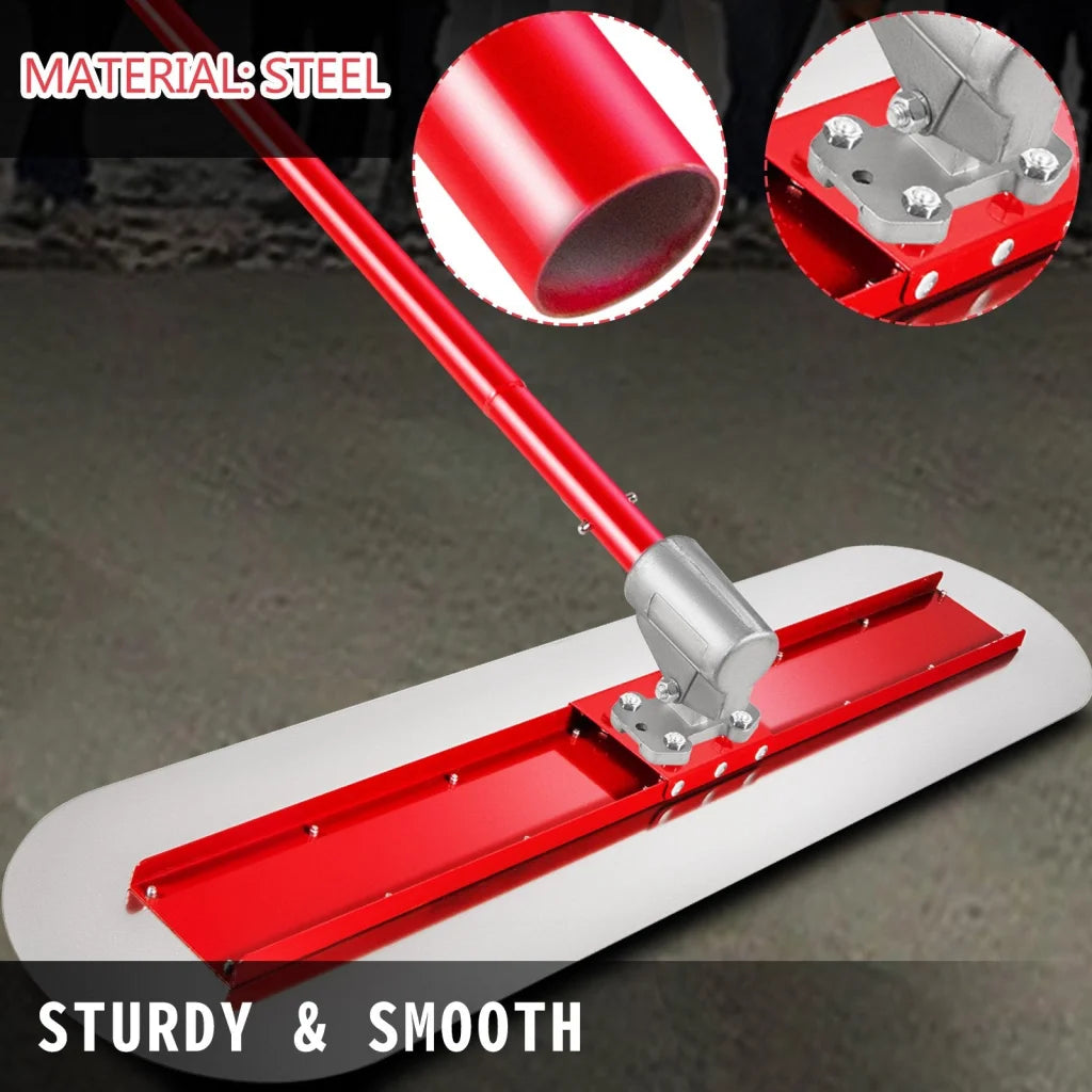 VEVOR Bull Float Manganese Steel Concrete Float 1200x300mm