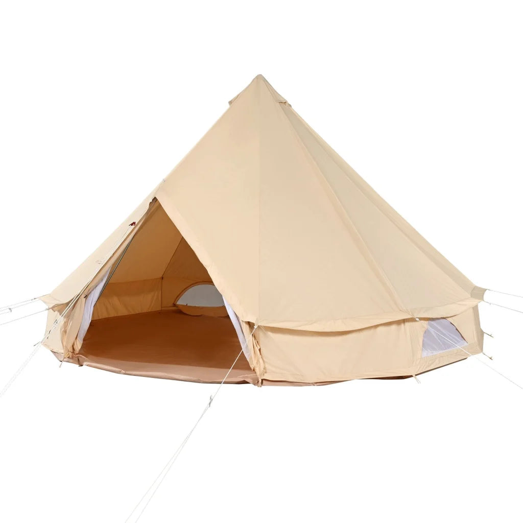 VEVOR Canvas Bell Tent 4m/13.12ft 4-Season Camping Yurt