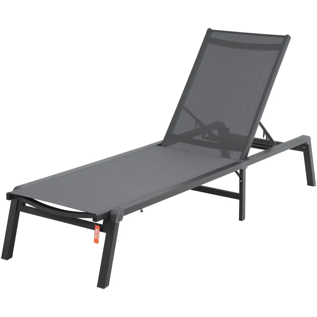 VEVOR Chaise Lounge Chair Outdoor Patio Lounge Chair