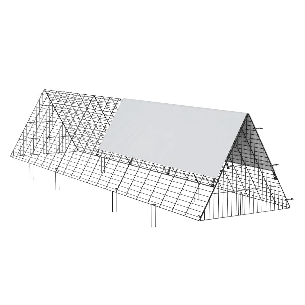 VEVOR Chicken Tunnels 300 x 71 x 61.5cm (LxWxH) Chicken