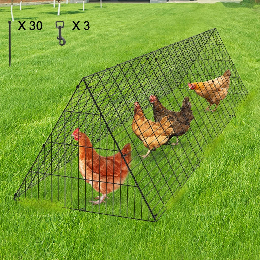 VEVOR Chicken Tunnels 300 x 71 x 61.5cm (LxWxH) Chicken