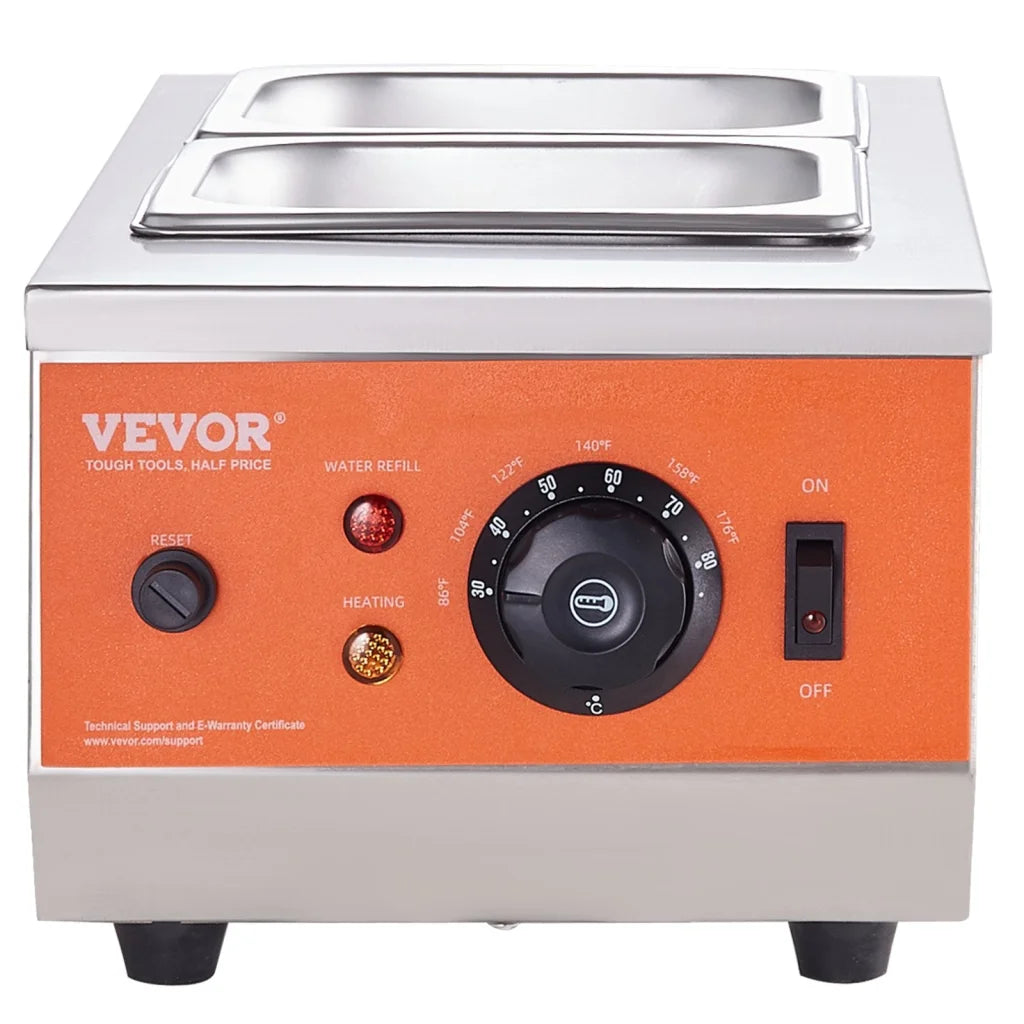 Vevor chocolate tempering with fitted edges and product hardware