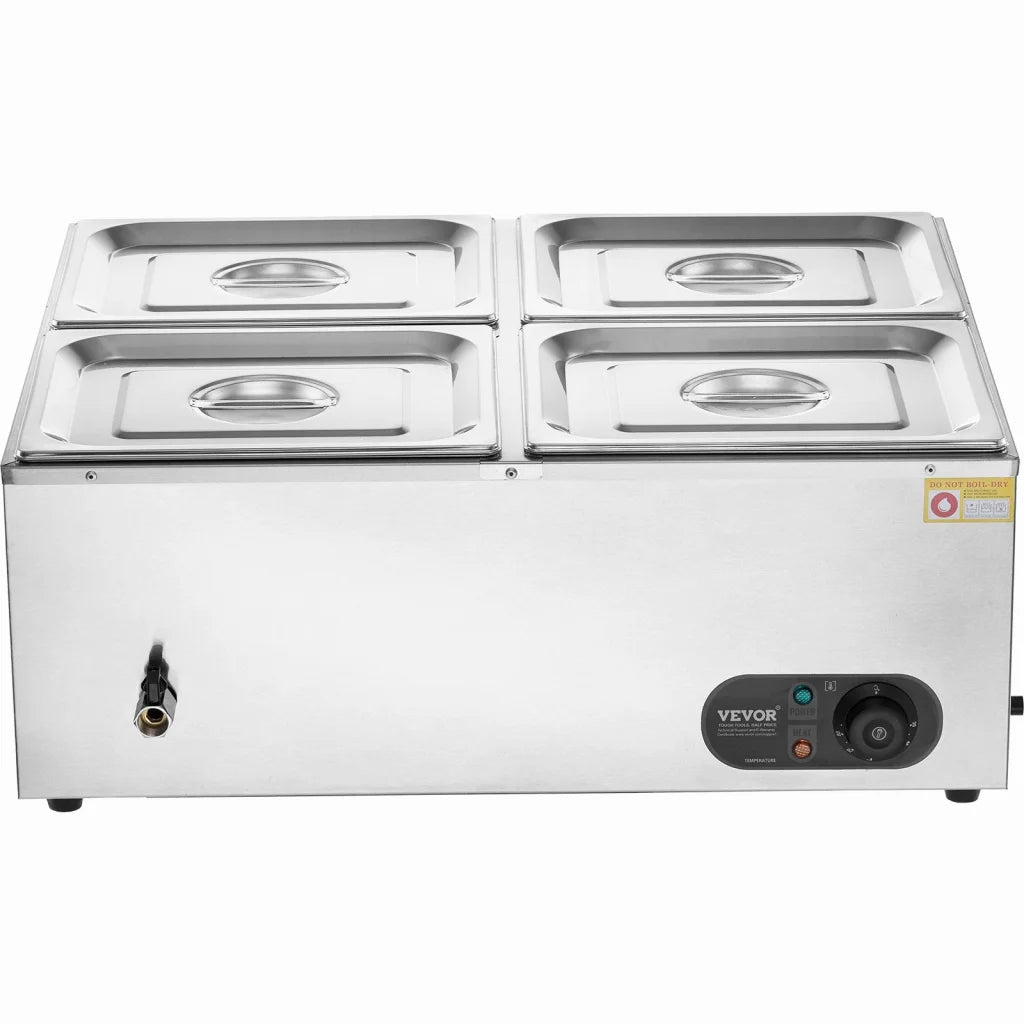 VEVOR Commercial Electric Food Warmer Countertop Buffet