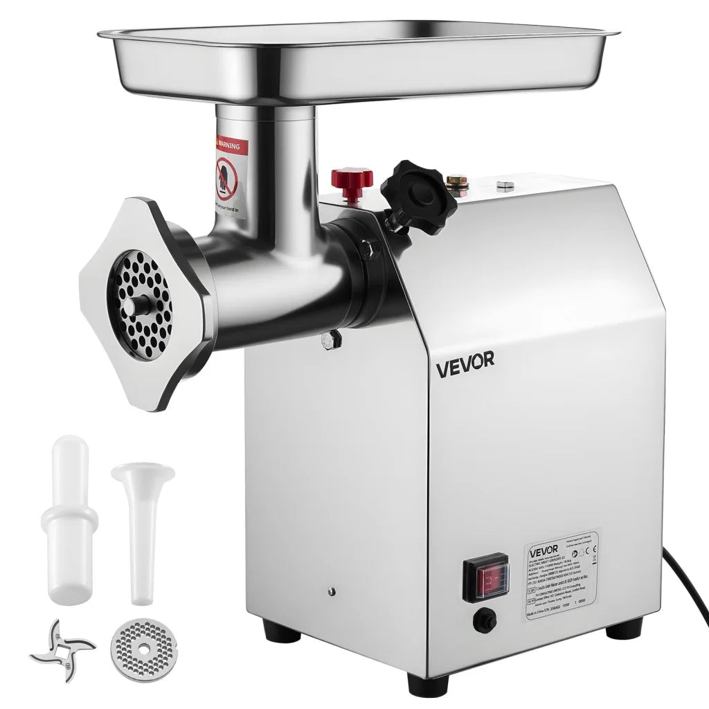 VEVOR Commercial Electric Meat Grinder 9.2 Lbs/Min Sausage