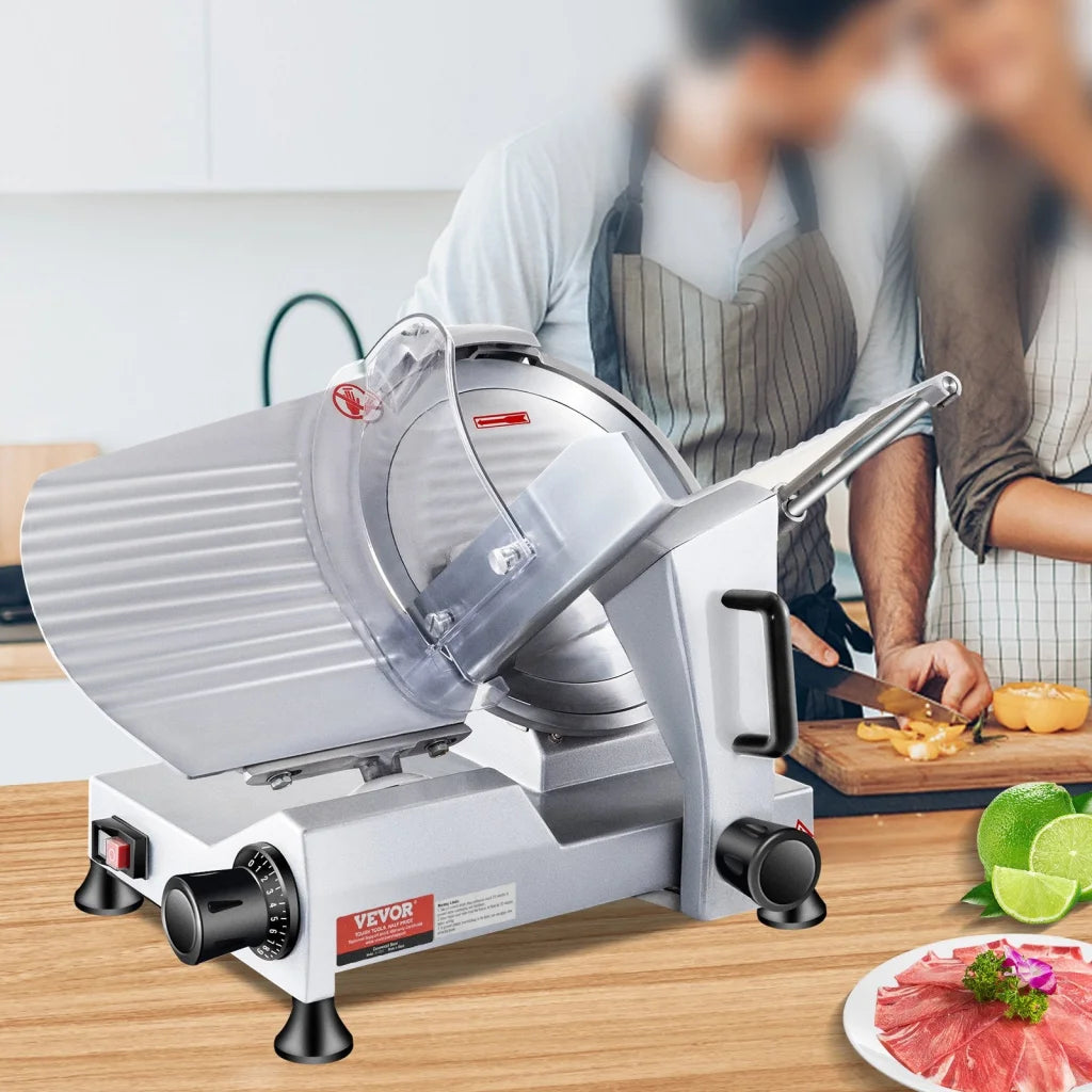 VEVOR Commercial Meat Slicer 240W Electric Deli Food Slicer
