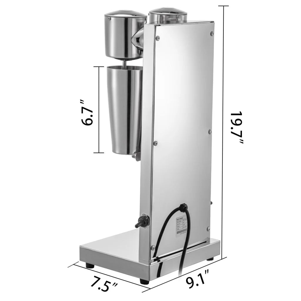 Vevor Commercial Milkshake Maker Machine Double Heads
