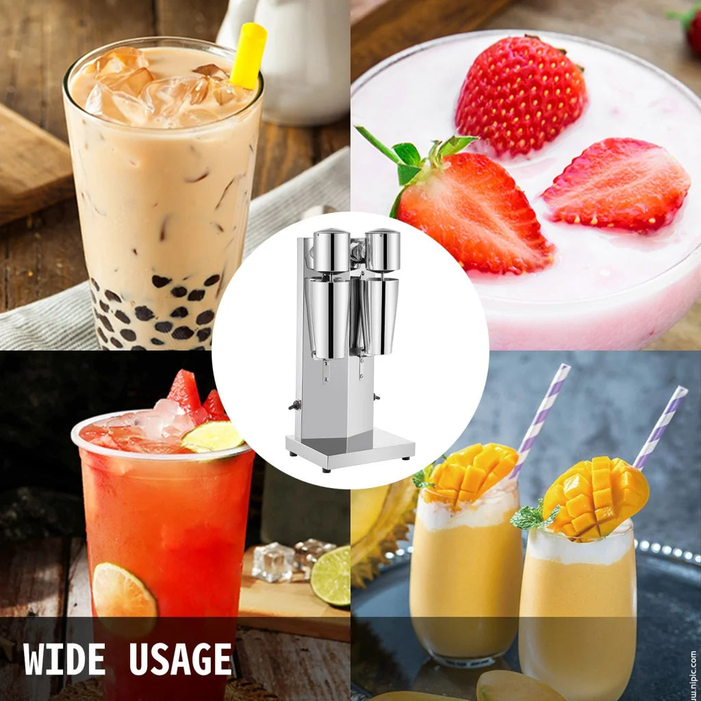 Vevor Commercial Milkshake Maker Machine Double Heads