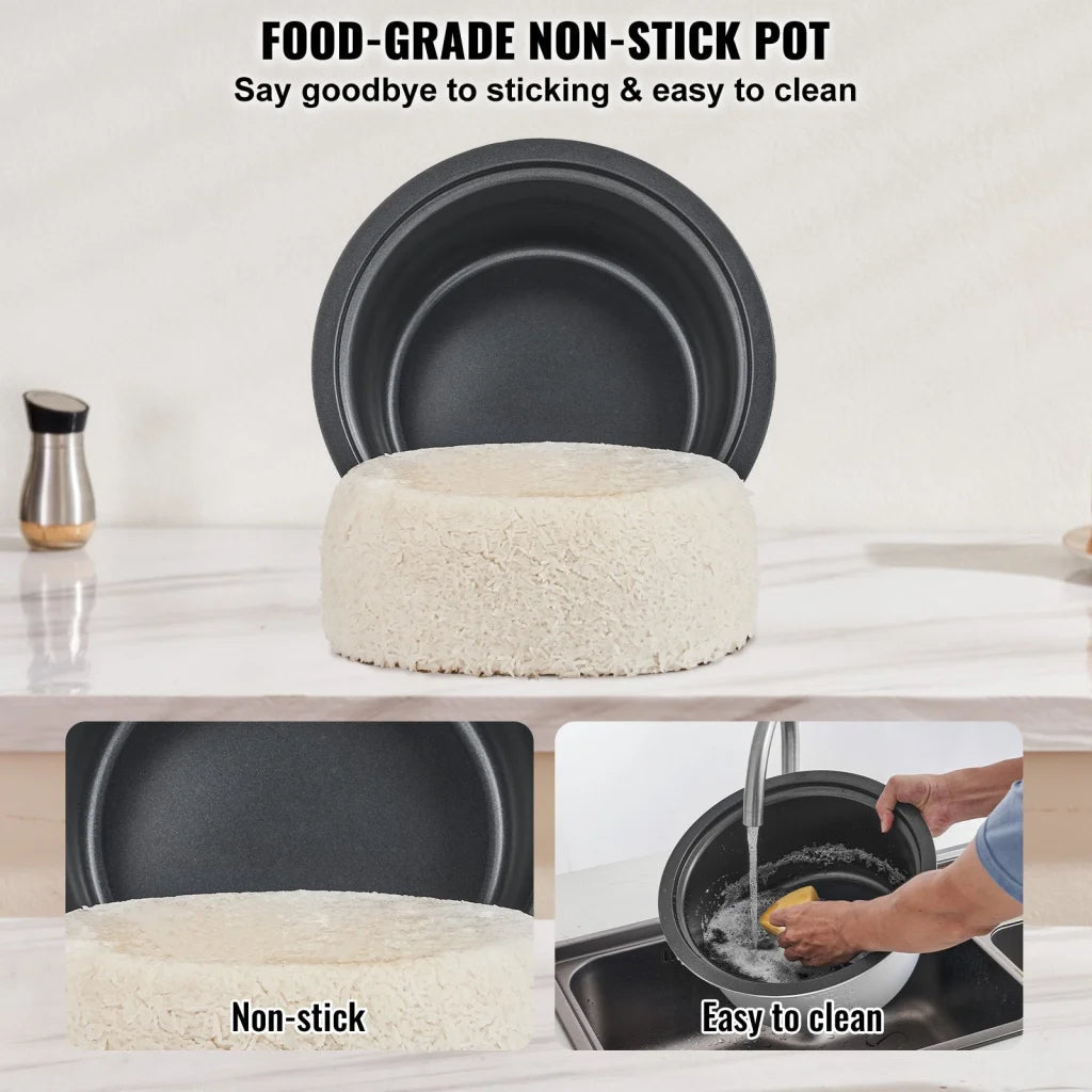 VEVOR Commercial Rice Cooker 40-Cup Rice Cooker 8 Liter
