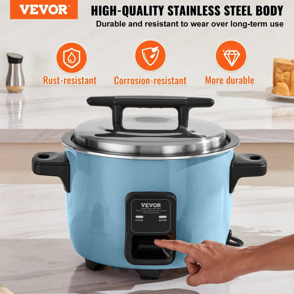 VEVOR Commercial Rice Cooker 50-Cup Rice Cooker 10 Liter