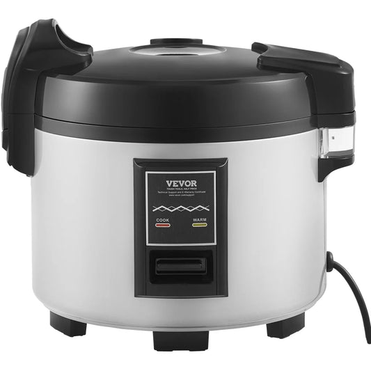VEVOR Commercial Rice Cooker 60-Cup Non-Stick Pot 13L 12H