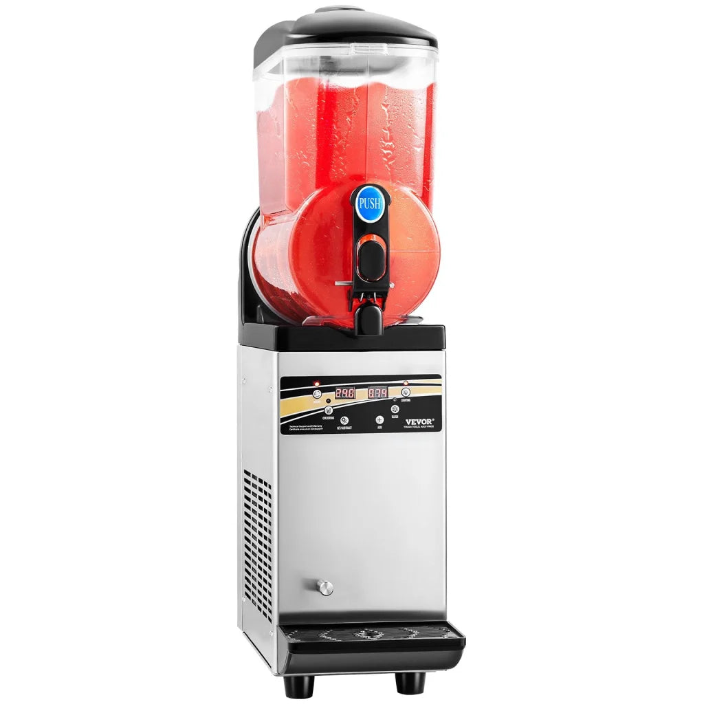 Vevor commercial slushy with natural finish and practical hardware