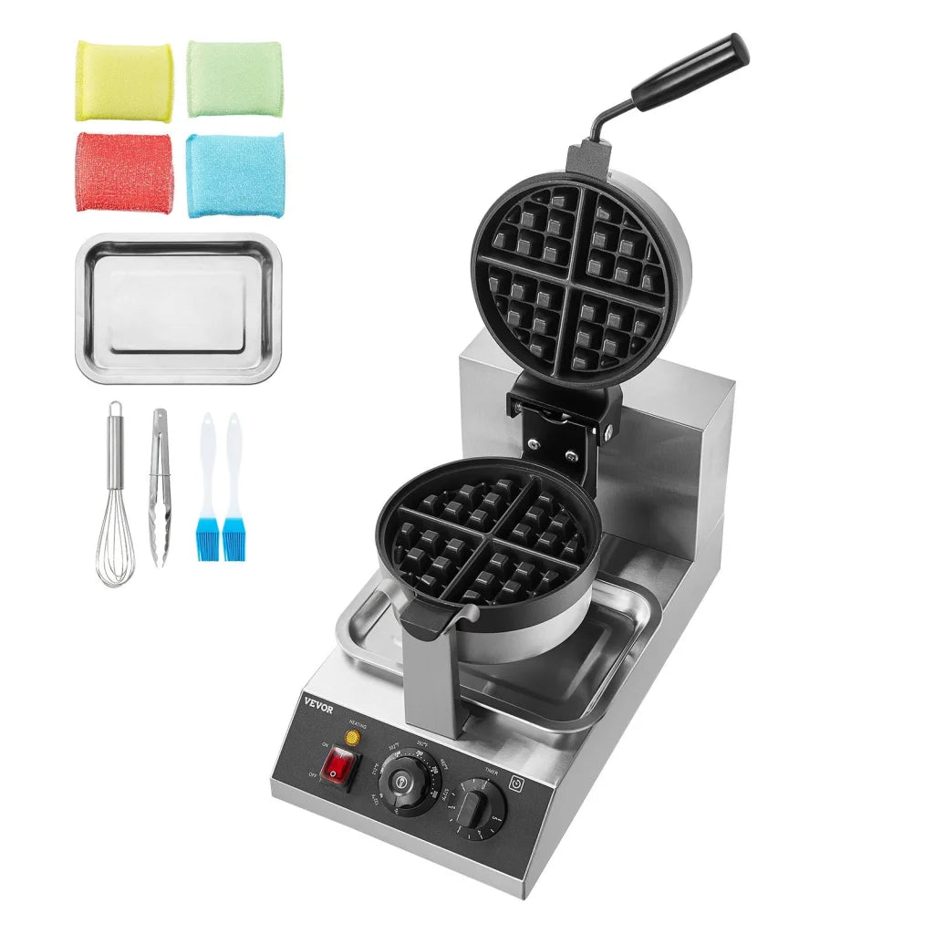 Steel vevor commercial waffle with material finish and practical fittings