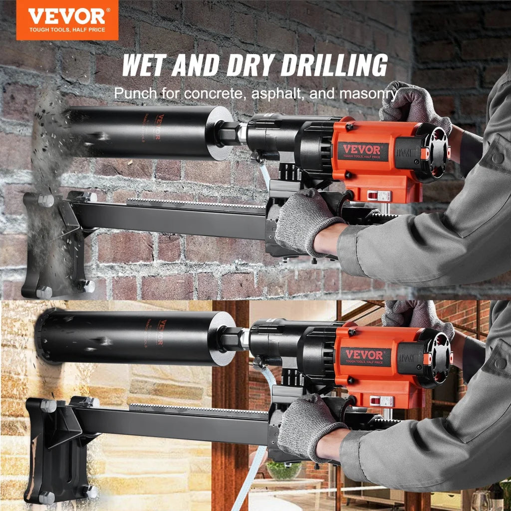 VEVOR Diamond Core Drilling Machine 8in Wet&Dry Concrete