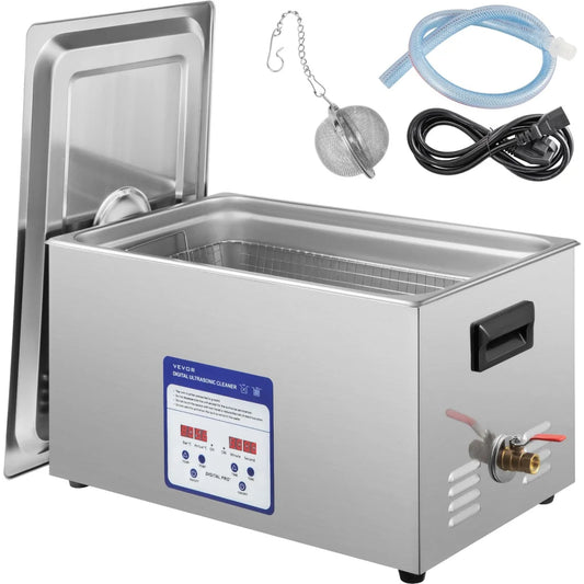 Digital Ultrasonic Cleaner 30L Cleaning Machine 40kHz Sonic