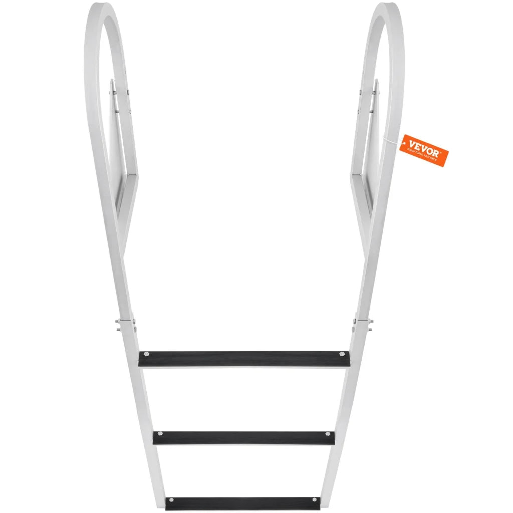 VEVOR Dock Ladder Flip-Up 3 Steps 159 kg Load Capacity