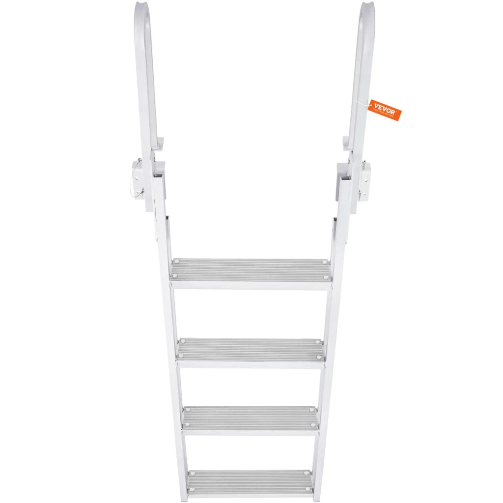 VEVOR Dock Ladder Flip Up 4 Steps 159 kg Load Capacity