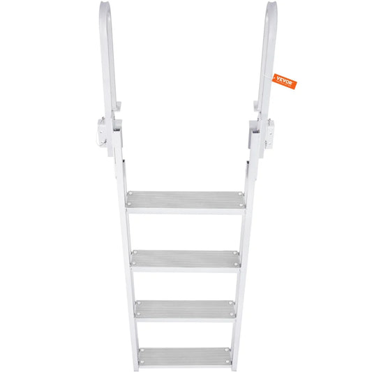 VEVOR Dock Ladder Flip Up 4 Steps 159 kg Load Capacity