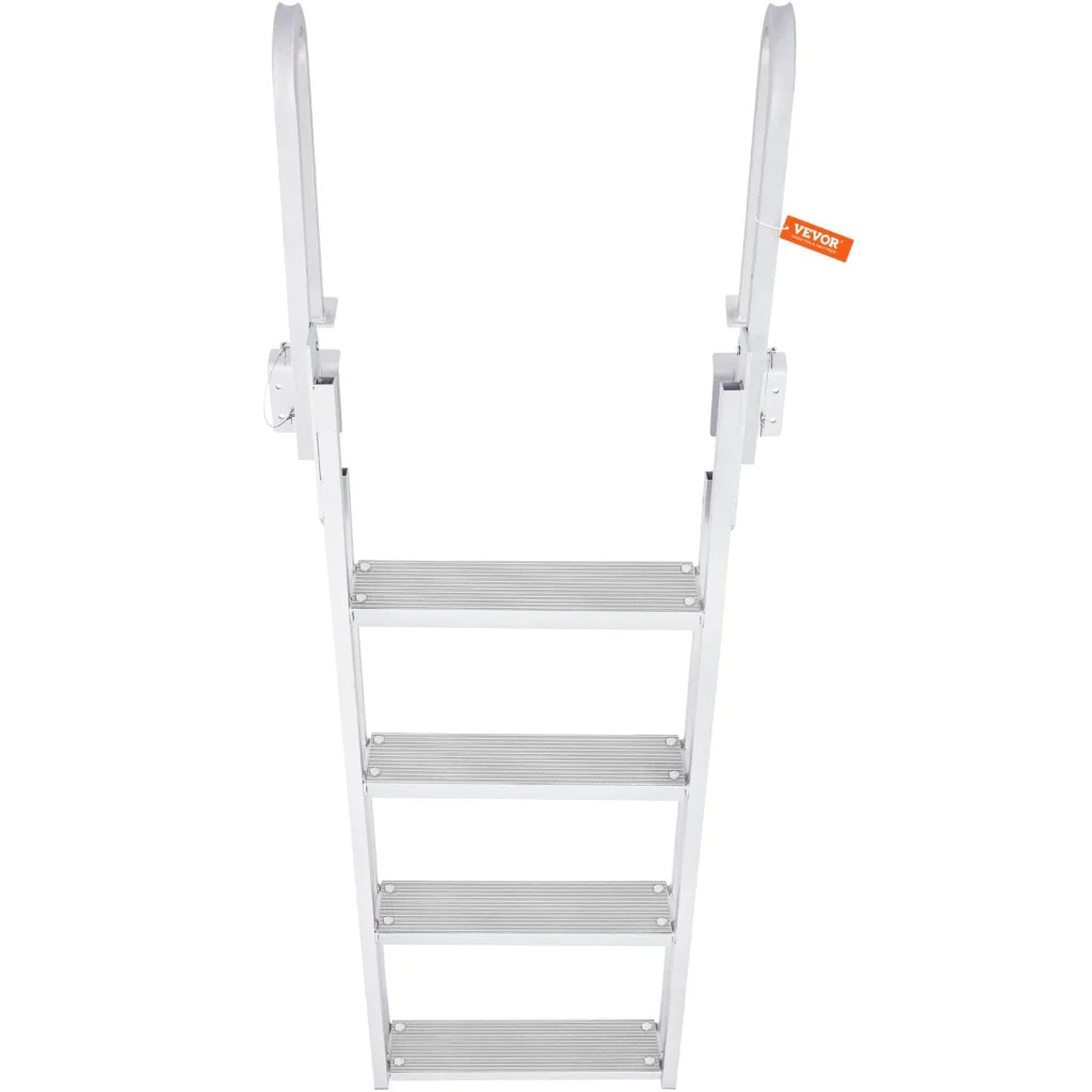 VEVOR Dock Ladder Flip Up 4 Steps 159 kg Load Capacity