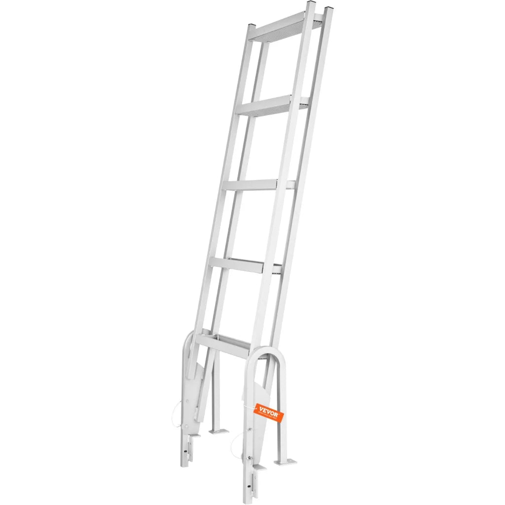 VEVOR Dock Ladder Flip Up 5 Steps 350lbs Load Capacity