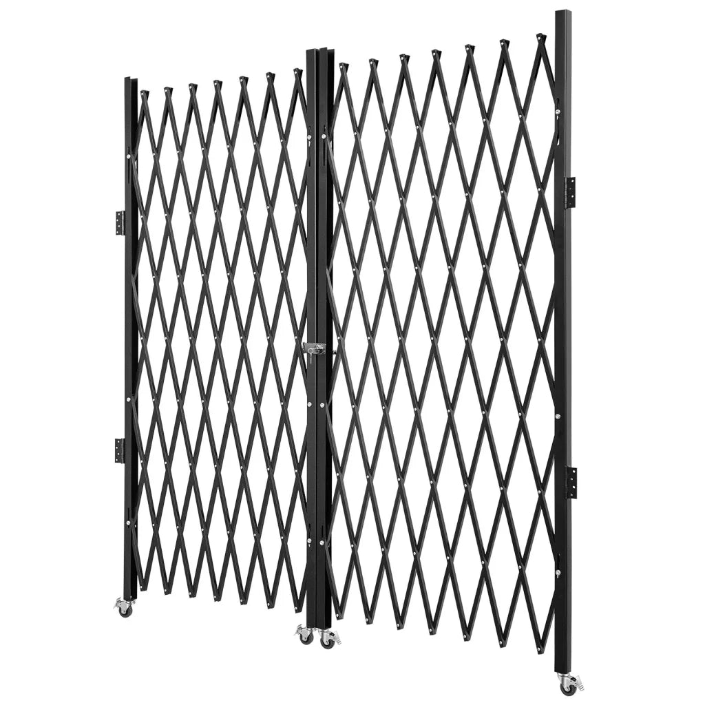 VEVOR Double Folding Security Gate Folding Door Gate 5.1’ H